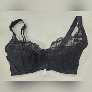 Frederick's of Hollywood Black Lace Bra. Size 34DD. Sexy Stylish Lace